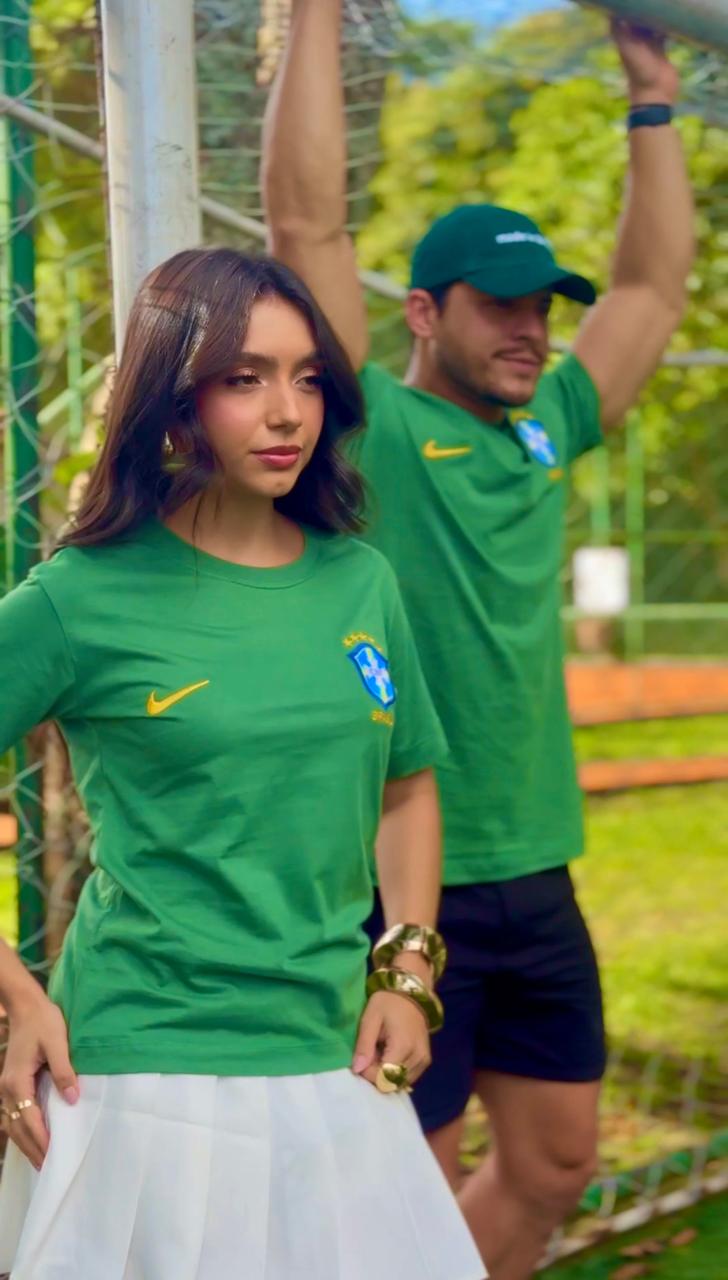 T-SHIRT DBF LOJA - VERDE BANDEIRA BRASIL