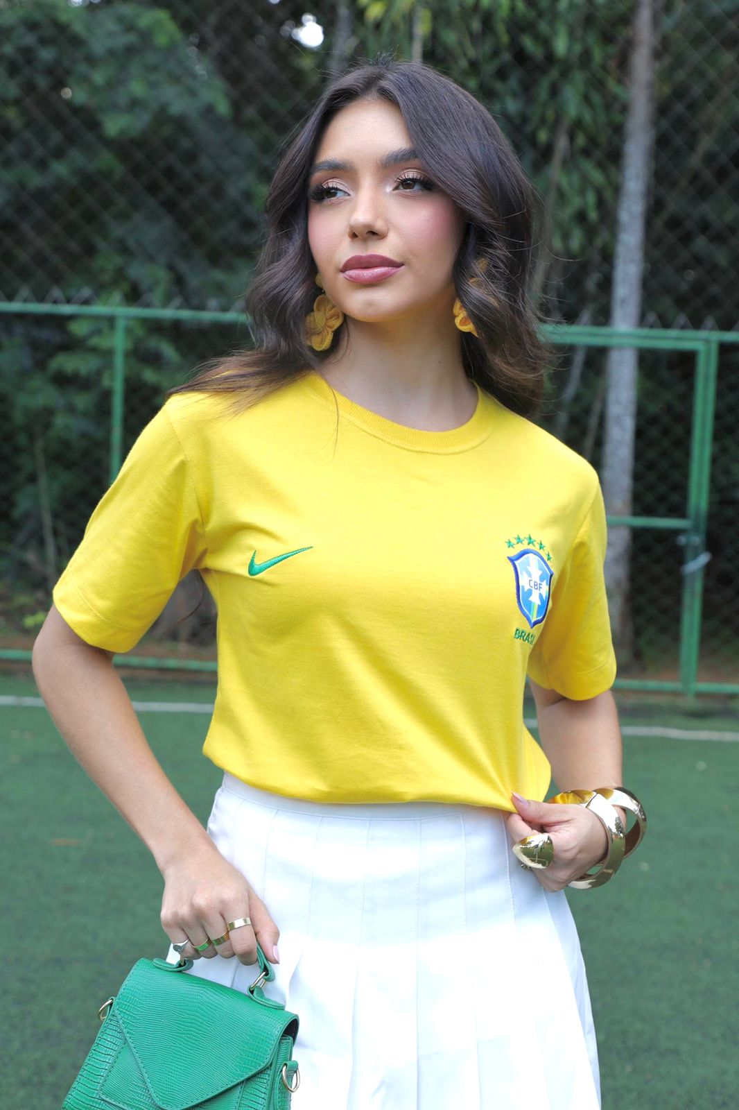 T-SHIRT DBF LOJA - AMARELO CADMIUM BRASIL