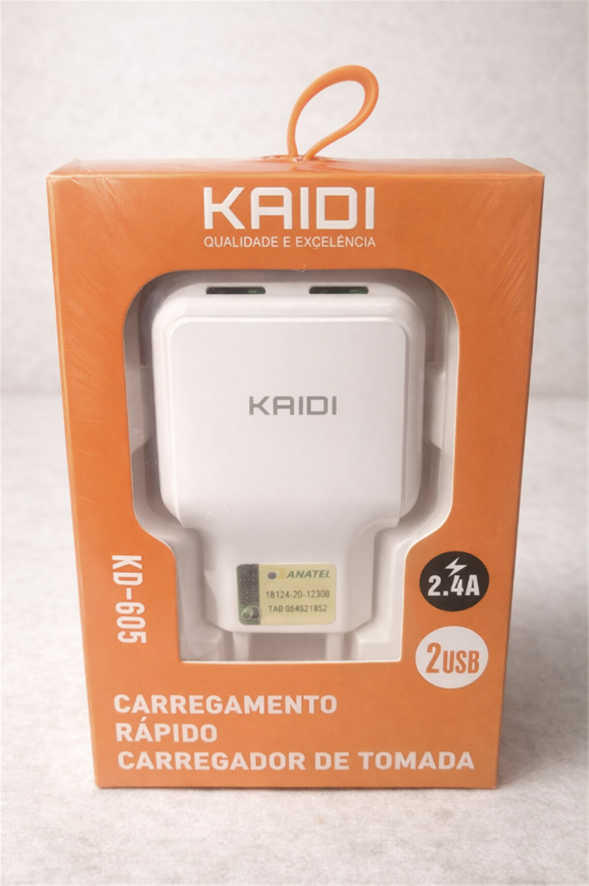 CARREGADOR RAPIDO DE TOMADA 2.4A (2 USB)