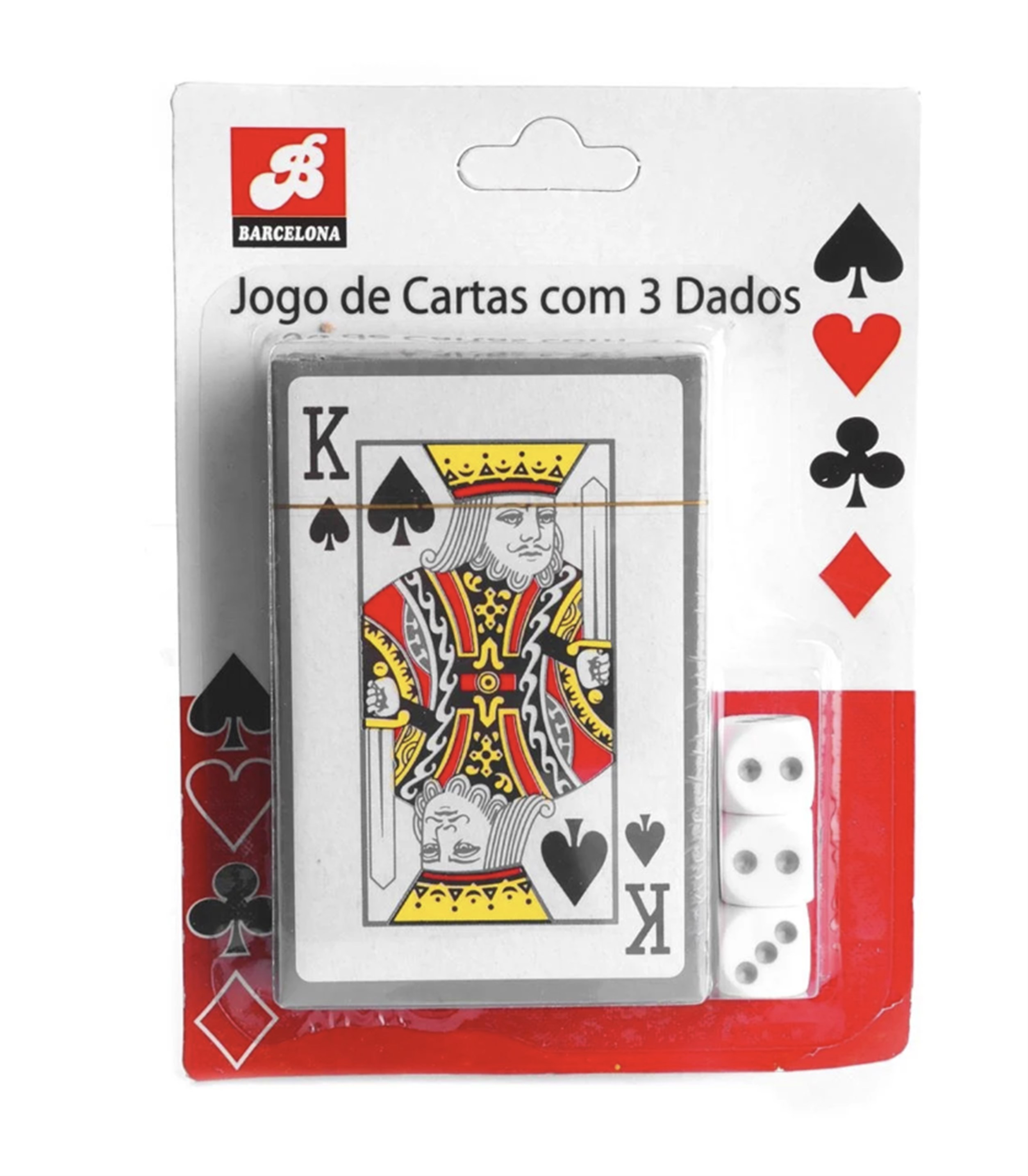 BARALHO + 3 DADOS