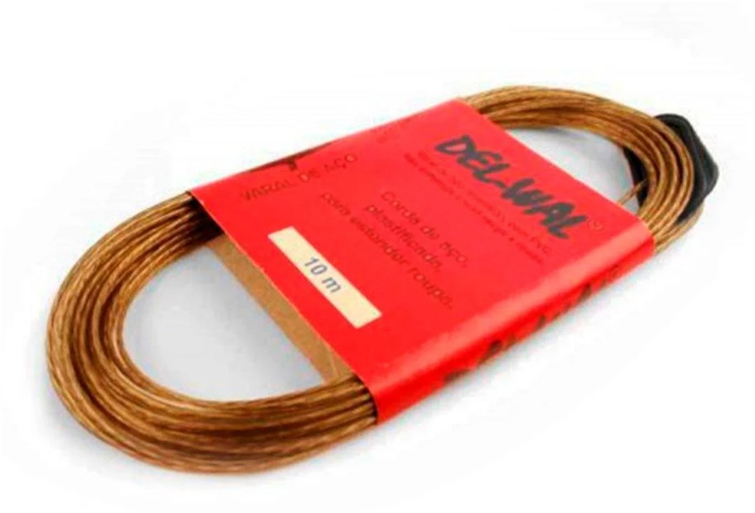 CORDA VARAL AÇO 10M.