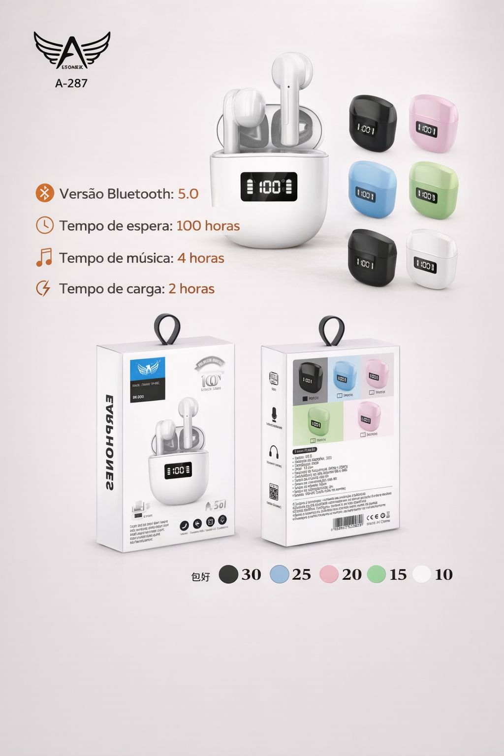 FONE A287 BLUETOOTH DIGITAL