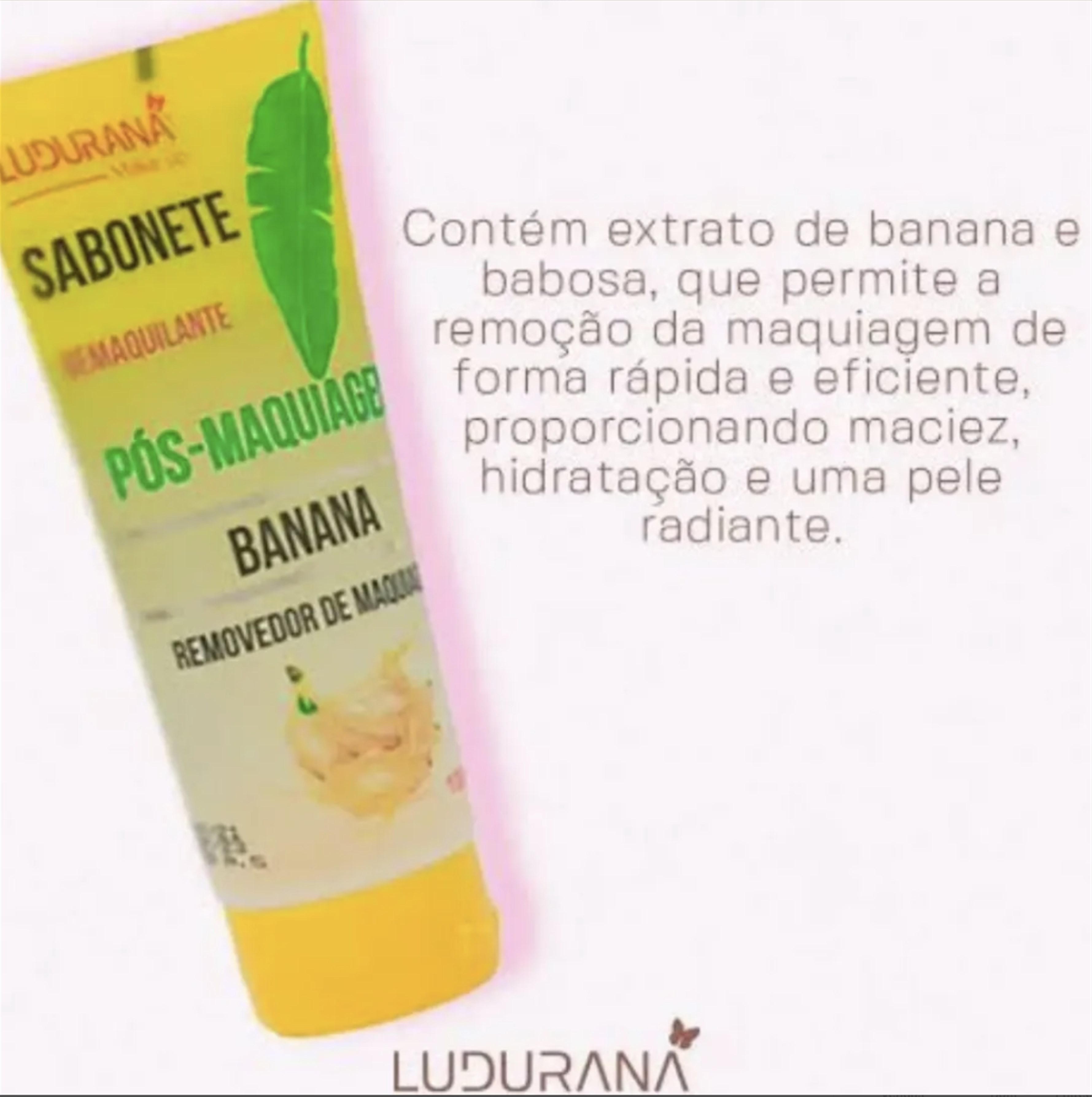 SABONETE DEMAQUILANTE BANANA