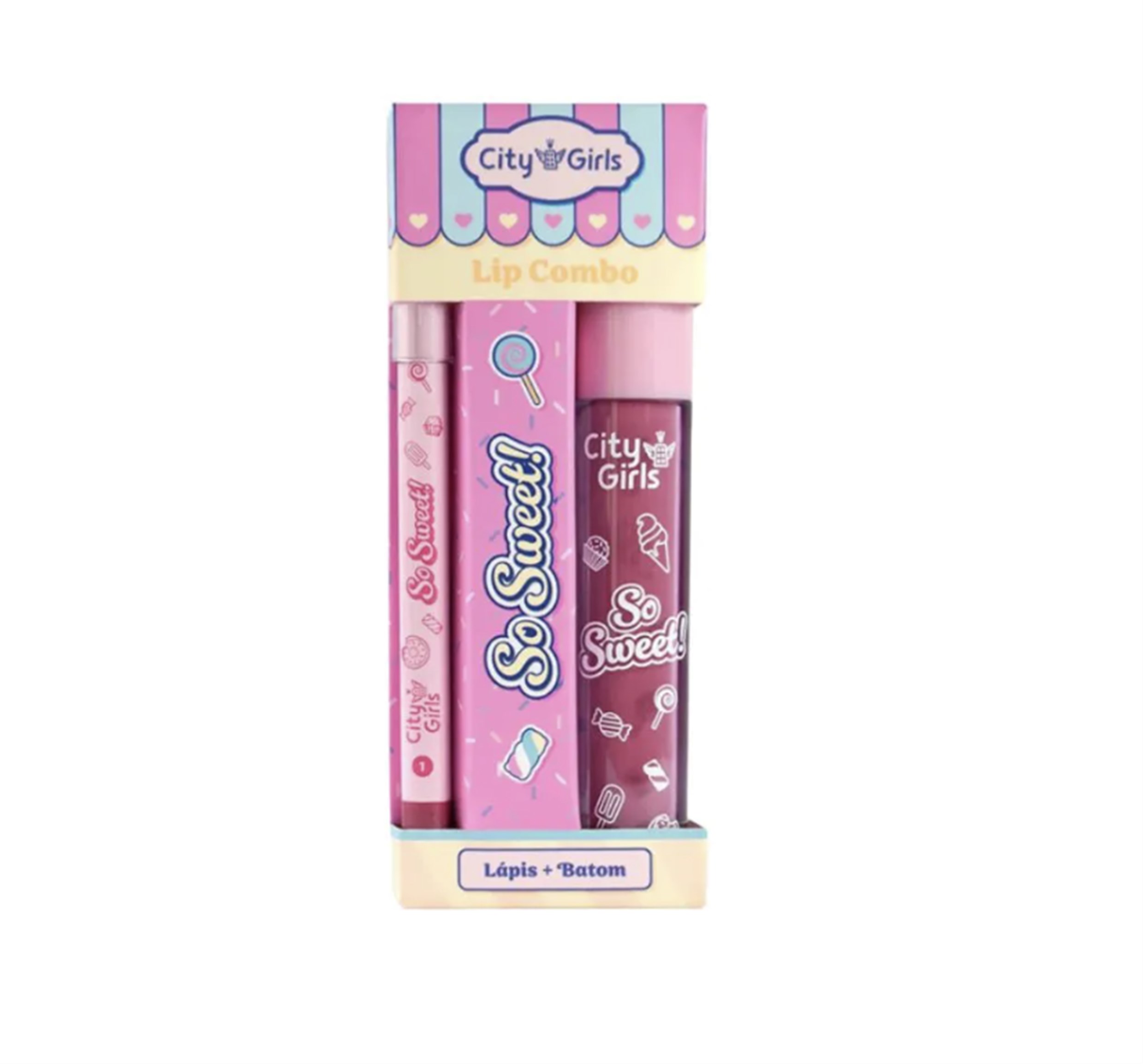 LIP COMBO LÁPIS + BATOM SO SWEET