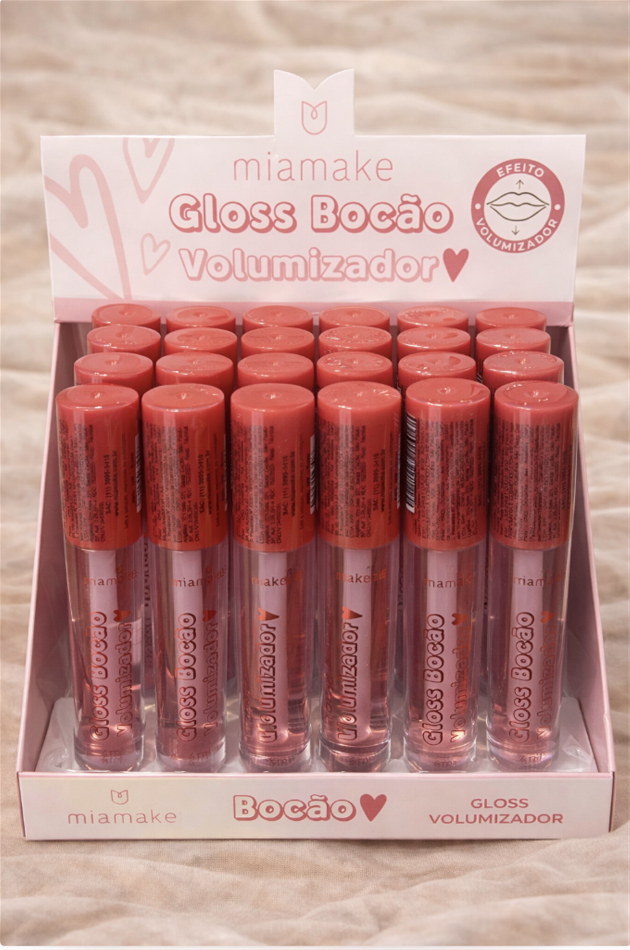 GLOSS BOCÃO ROSA – MIA MAKE (4ML)