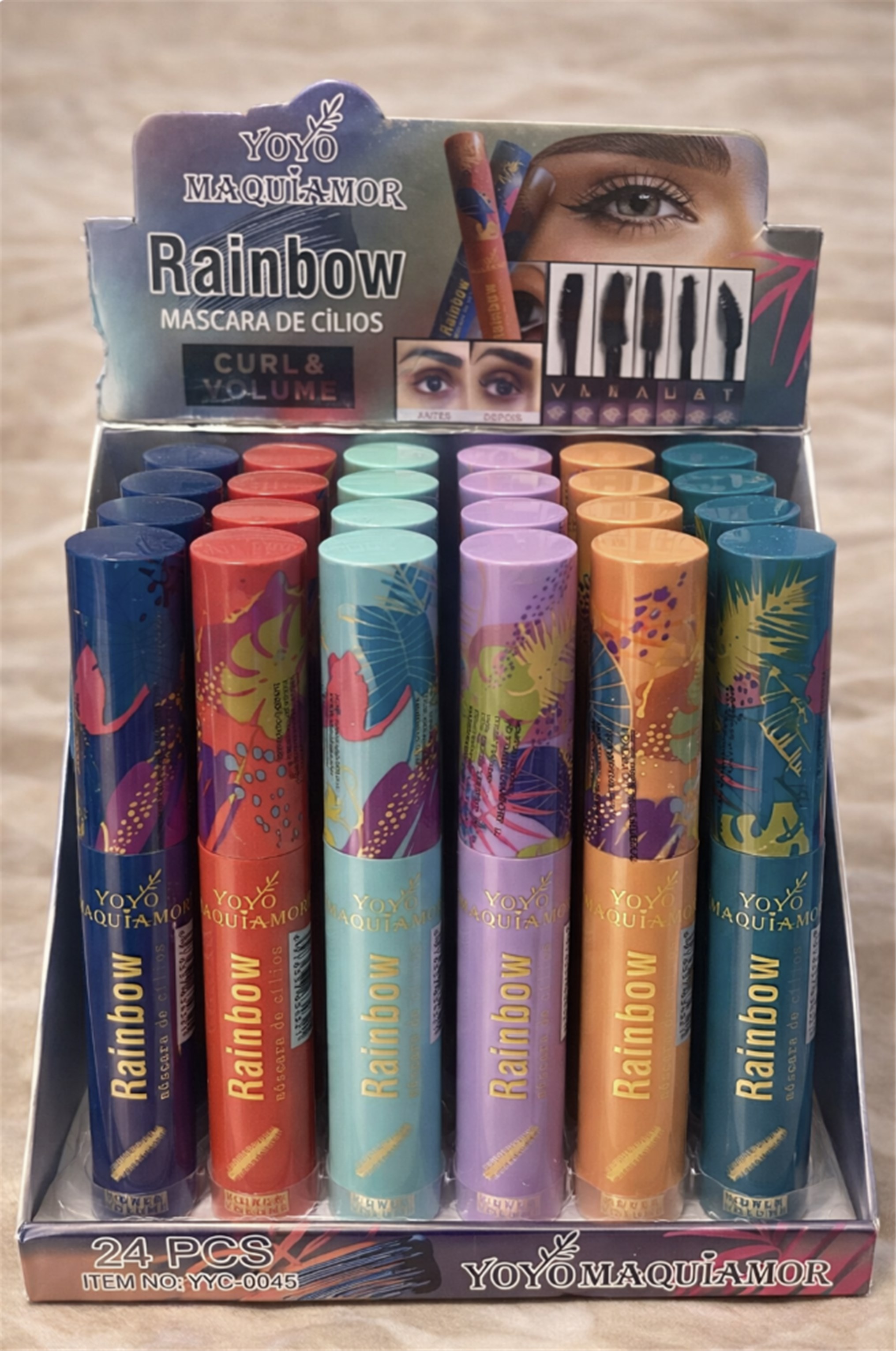 MÁSCARA DE CÍLIOS RAINBOW YYC-0045