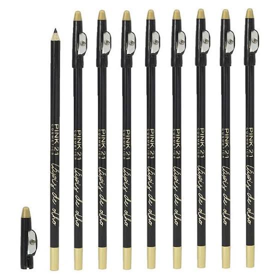 LÁPIS DE OLHO PINK21 Nº 01 (PRETO)