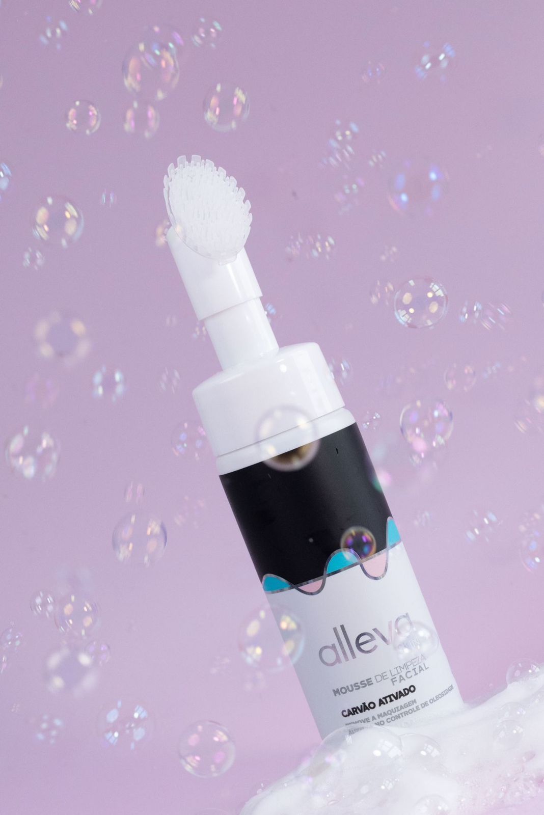 MOUSSE DE LIMPEZA FACIAL MICELAR ALLEVA 150ML