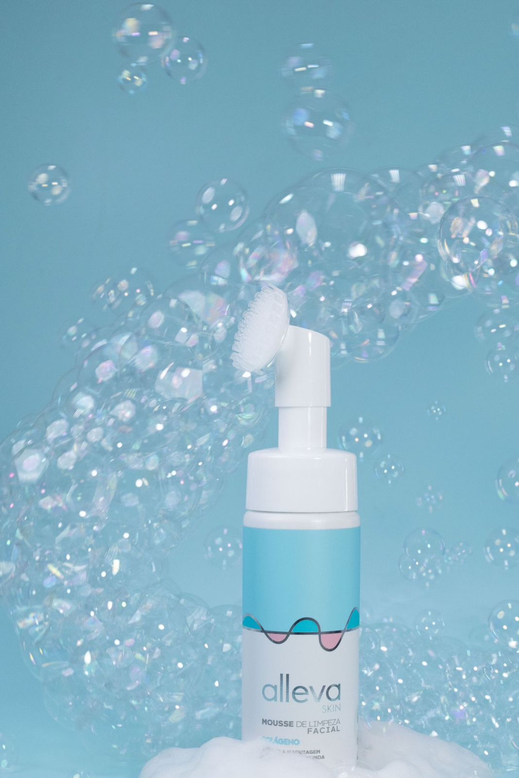 MOUSSE DE LIMPEZA FACIAL MICELAR ALLEVA 150ML