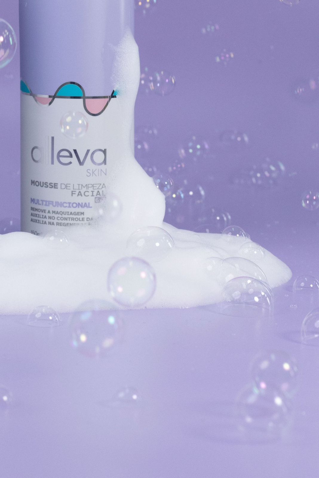 MOUSSE DE LIMPEZA FACIAL MICELAR ALLEVA 150ML