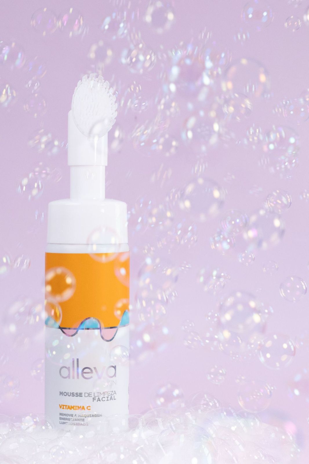 MOUSSE DE LIMPEZA FACIAL MICELAR ALLEVA 150ML