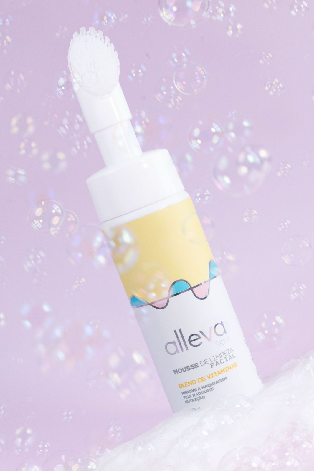 MOUSSE DE LIMPEZA FACIAL MICELAR ALLEVA 150ML