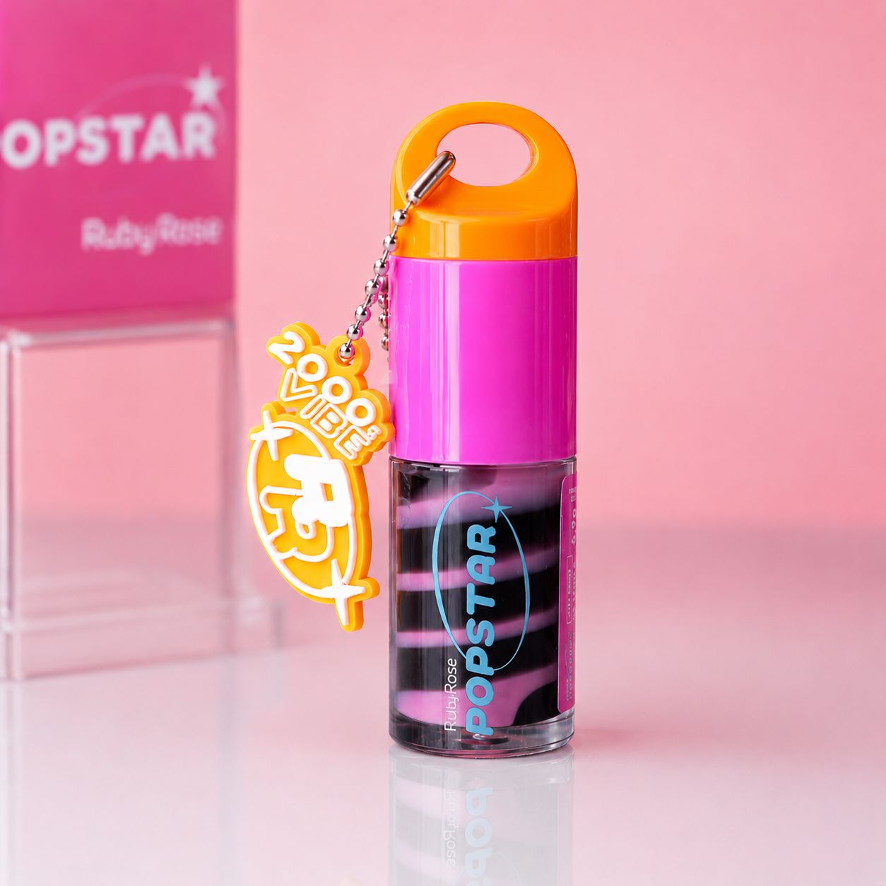 GLOSS LABIAL POPSTAR CHAVEIRO – PARTY TIME (RUBY ROSE)