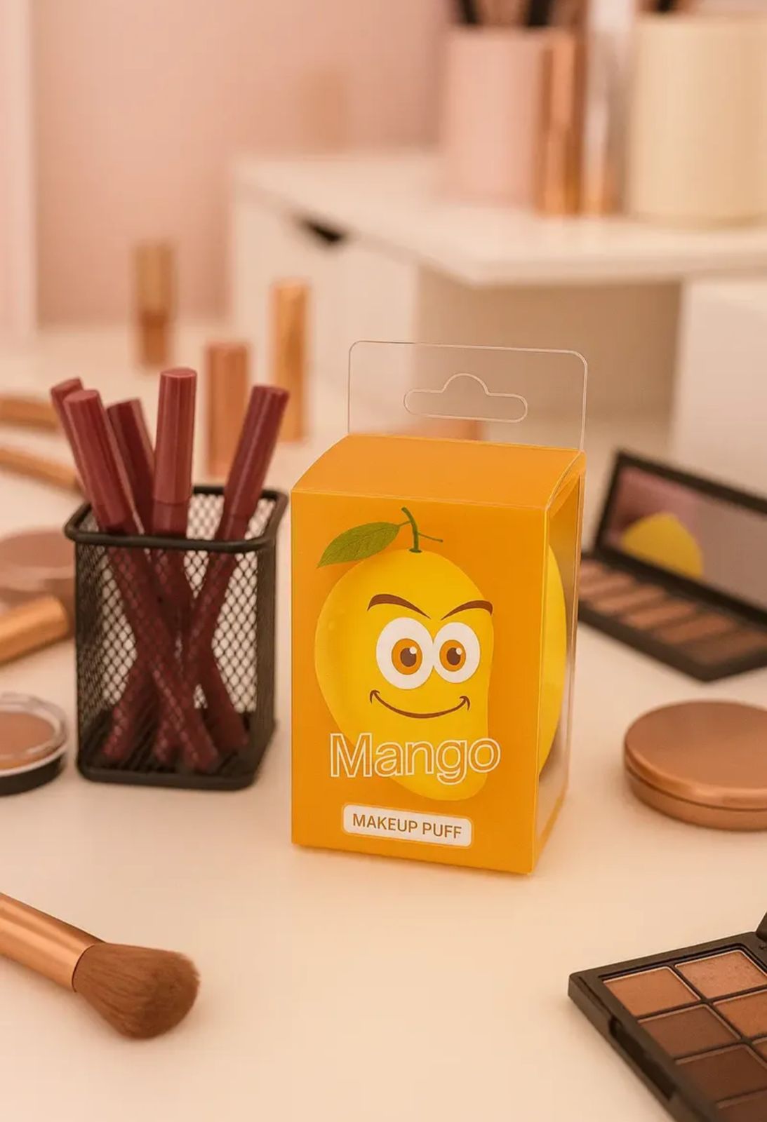 ESPONJA DE MAQUIAGEM MANGO MAKEUP PUFF
